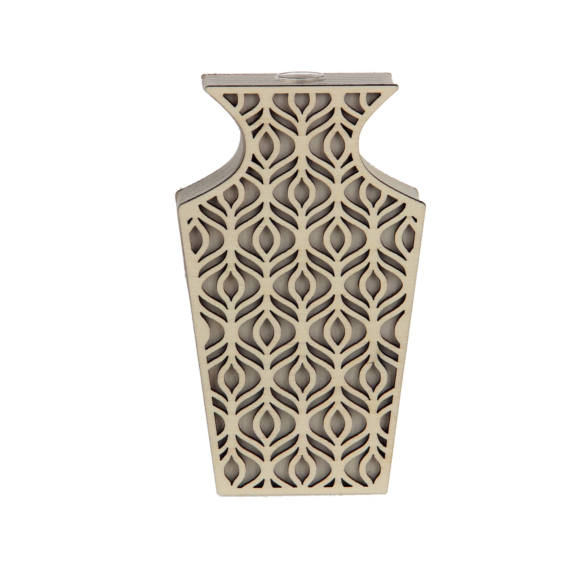 Jonathan Adler x Michaels 5" Wavy Lattice DIY Wood Vase